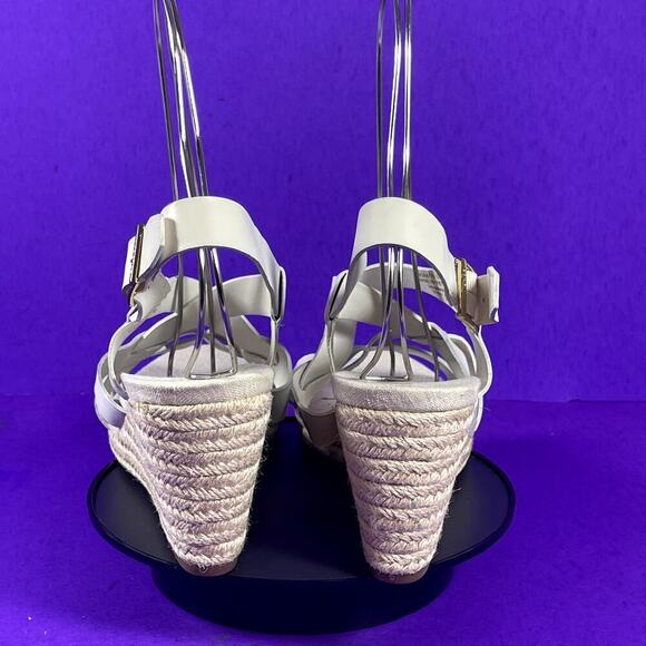 Cole Haan Women's Zerogrand Crystal Wedge Sandal W24419 White Size 9.5B-NEW - Picture 4 of 7